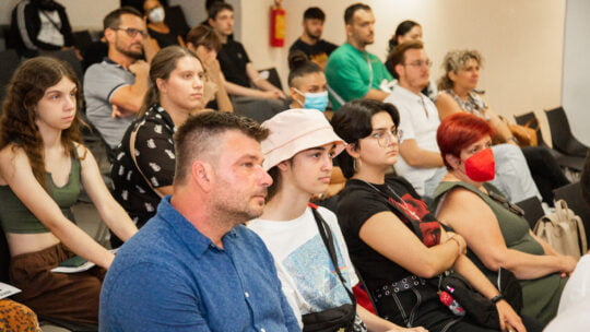 people in a room