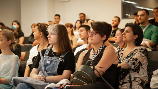 people in a room