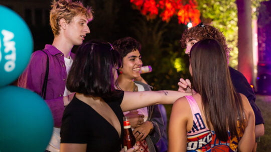 people at a party