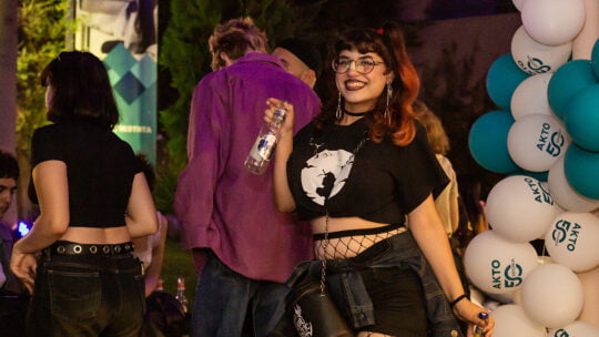 person at a party
