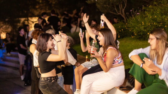 people at a party