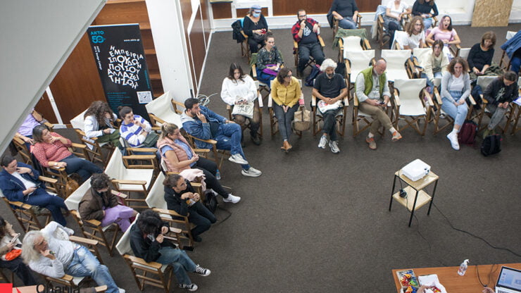 people in a room
