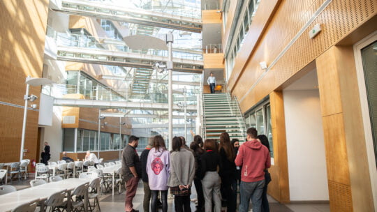 people inside a building