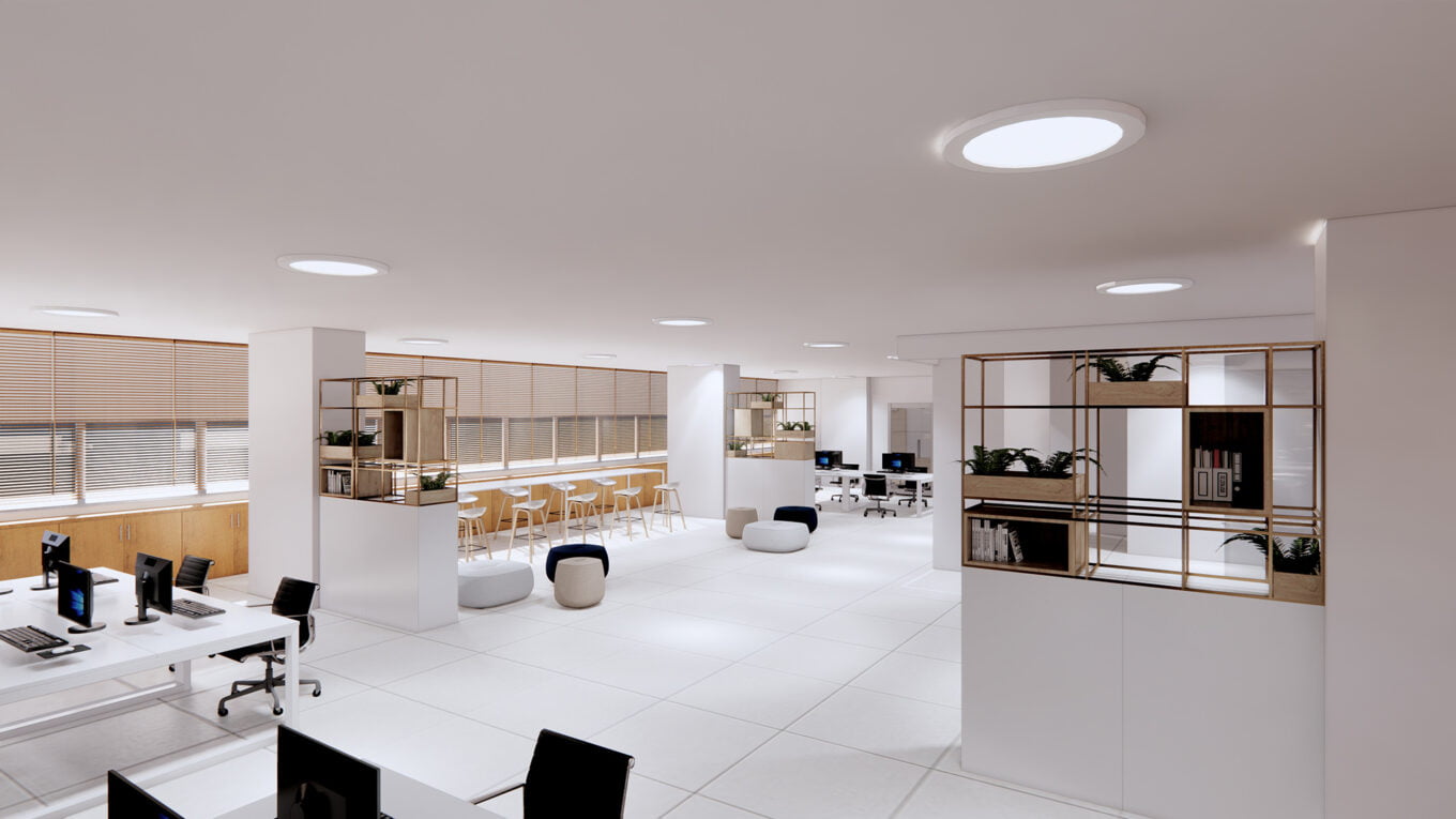 a modern office