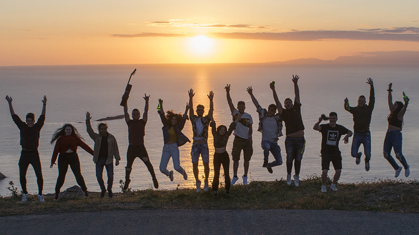 people in the sun