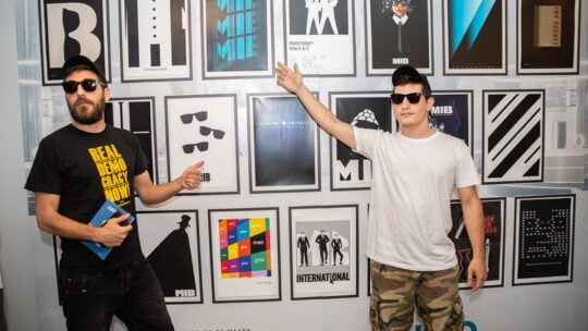 people showing their work