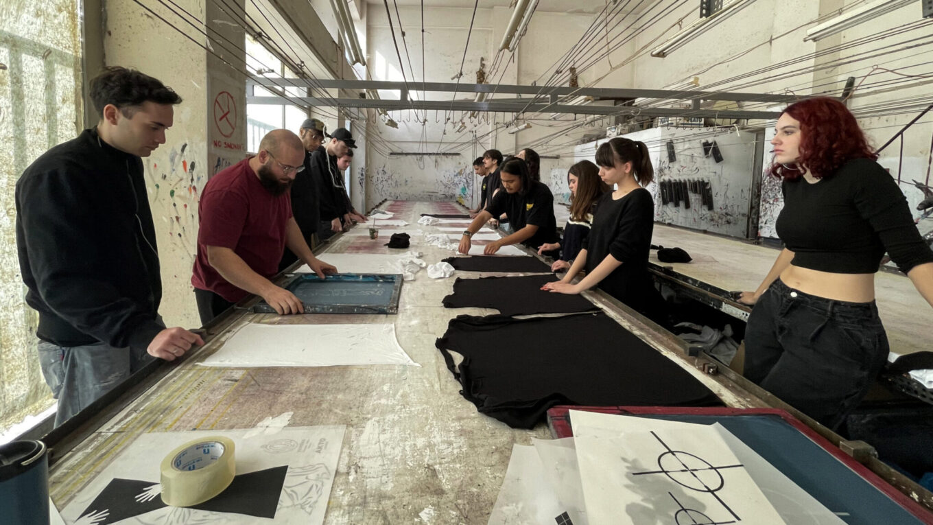 ΑΚΤΟ Ι.ΣΑΕΚ | Workshop Μεταξοτυπίας @HERMES SCREENPRINTING